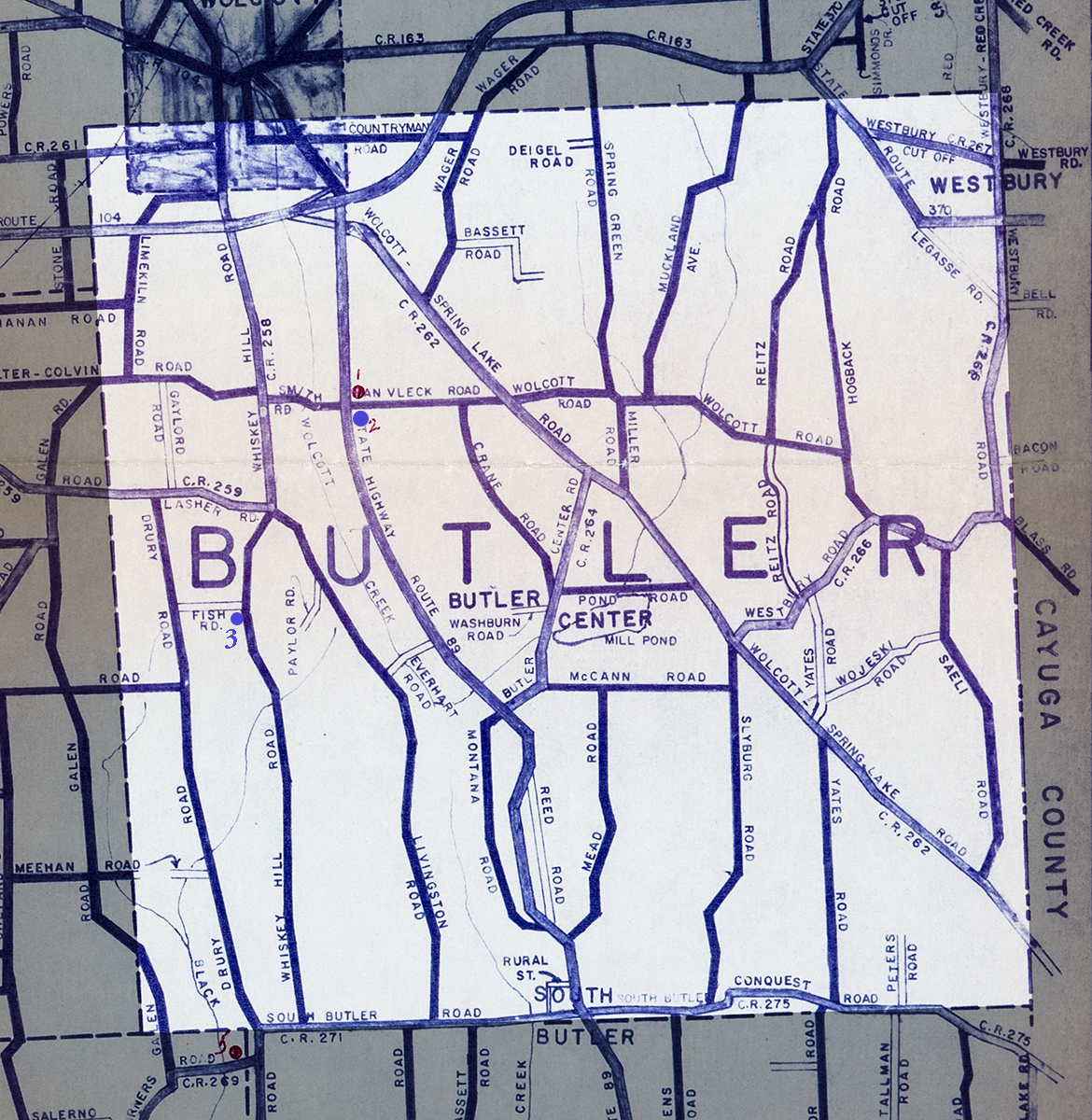 Town of Butler Map